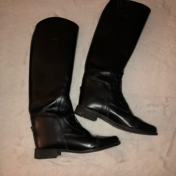 Amazonas Cavalier Equestrian Leather Lace Up Ridding Boot,Size-7R,GUC w/Laces - Picture 7 of 14